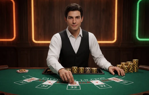 Live Blackjack Tisch mit Dealer als Lizaro Casino Spiele Vorschau